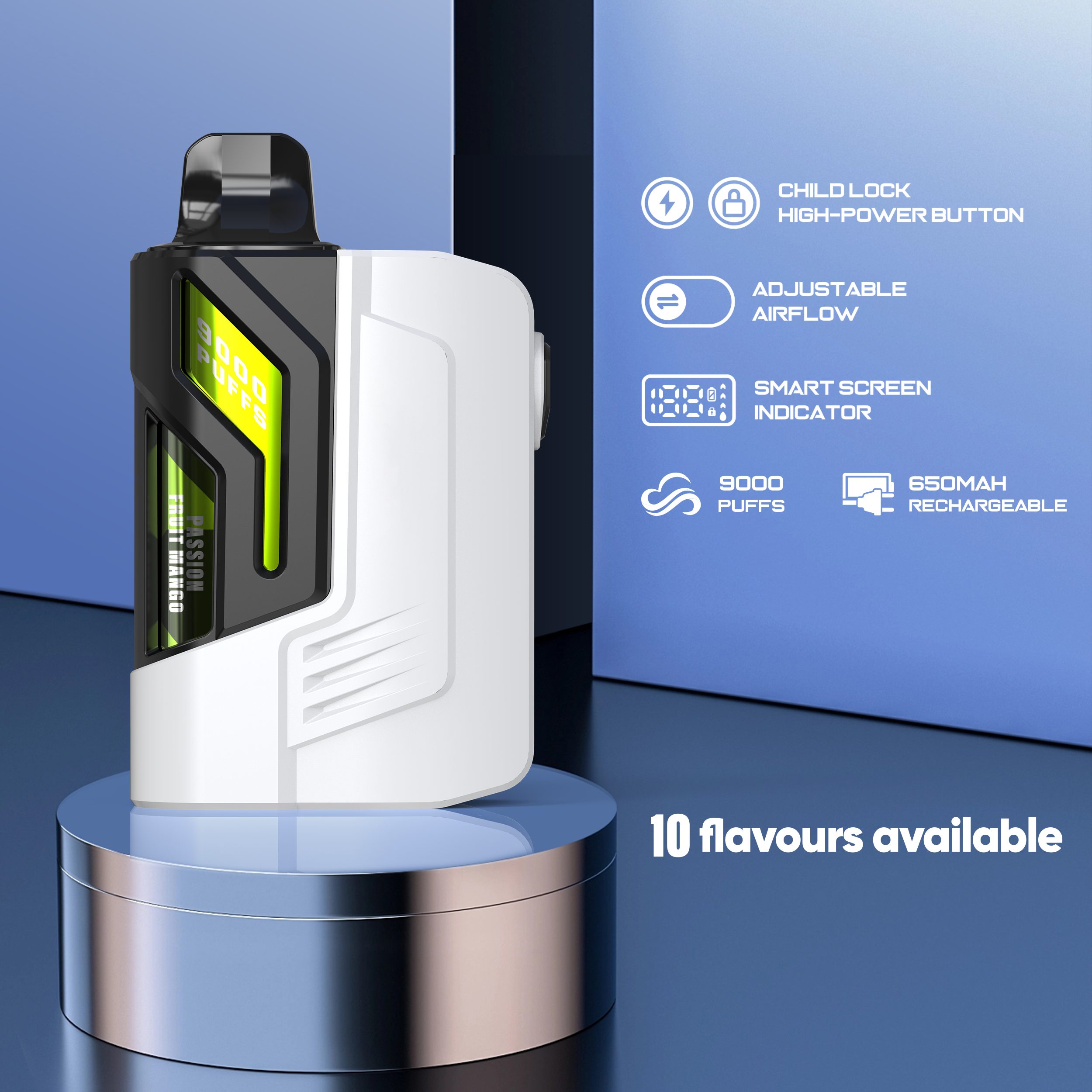 بود مود تنظيم الجهد السيجارة الإلكترونية 5200نفخة