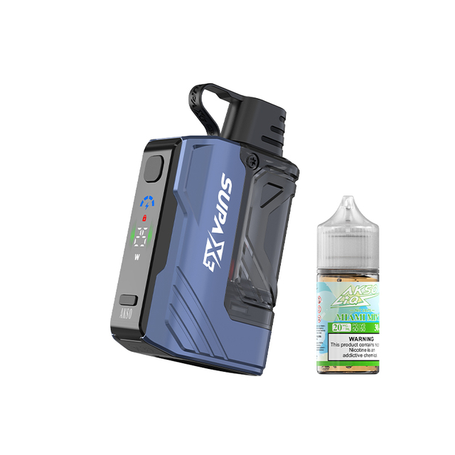 AKSO SUPA X3 OS - مجموعة الكبسولات القابلة لإعادة التعبئة الرائدة في الصناعة بسعة ضخمة تبلغ 20 مل